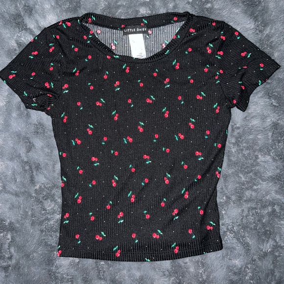 Cherry Crop Top - Picture 1 of 2